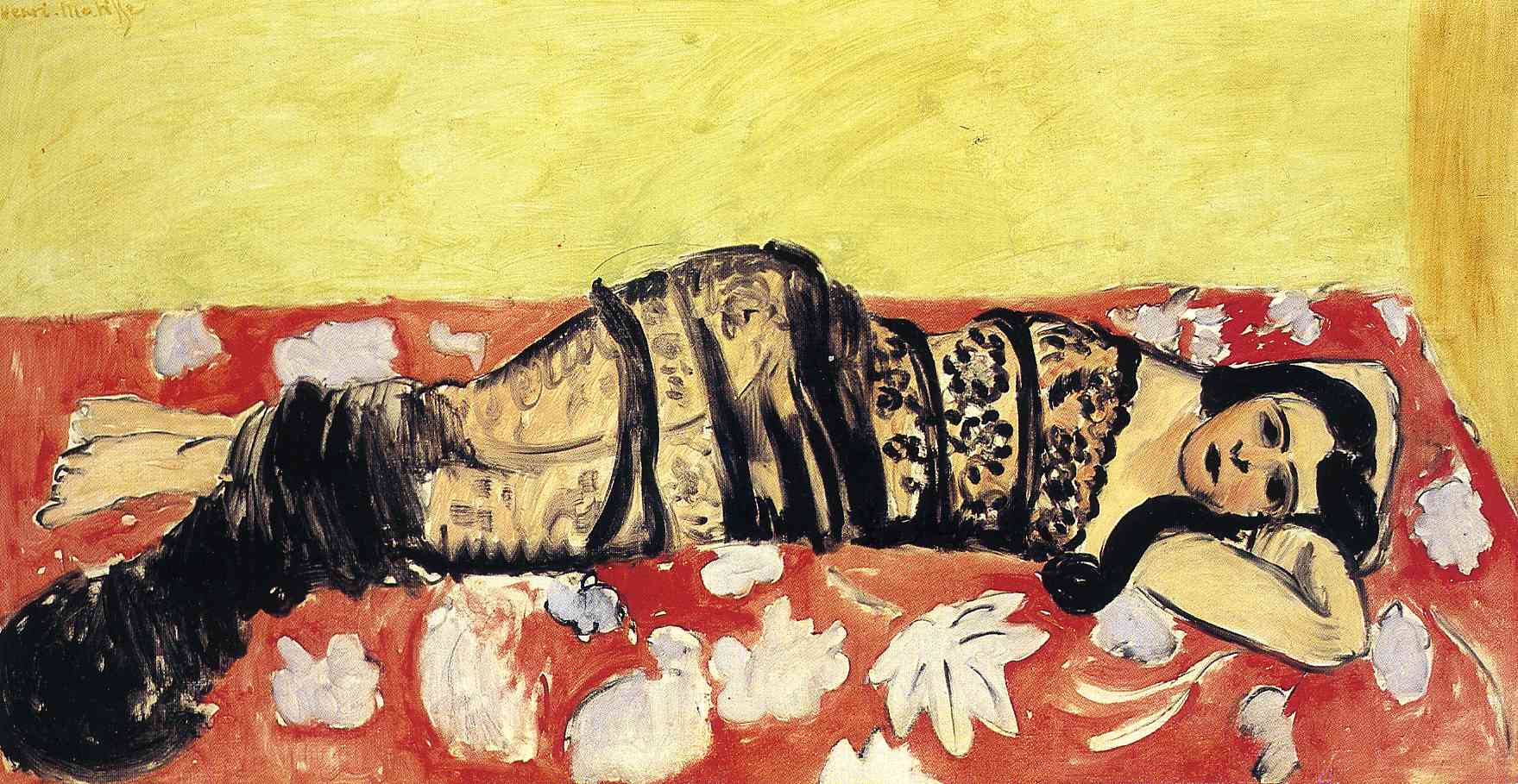 Henri Matisse - Lorette Reclining Wrapped in a Shawl 1916